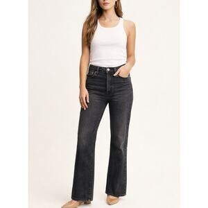 Levi’s Premium Wedgie Bootcut Black Denim Jeans Size 25